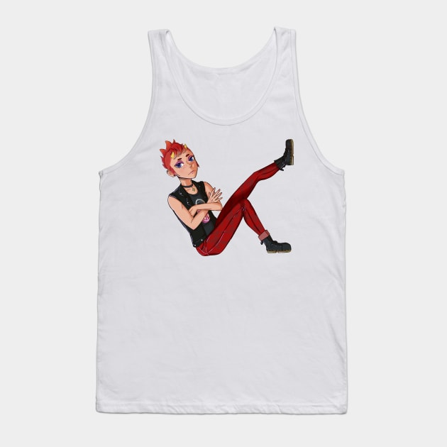 Human Flick Tank Top by sherlawkwardfox